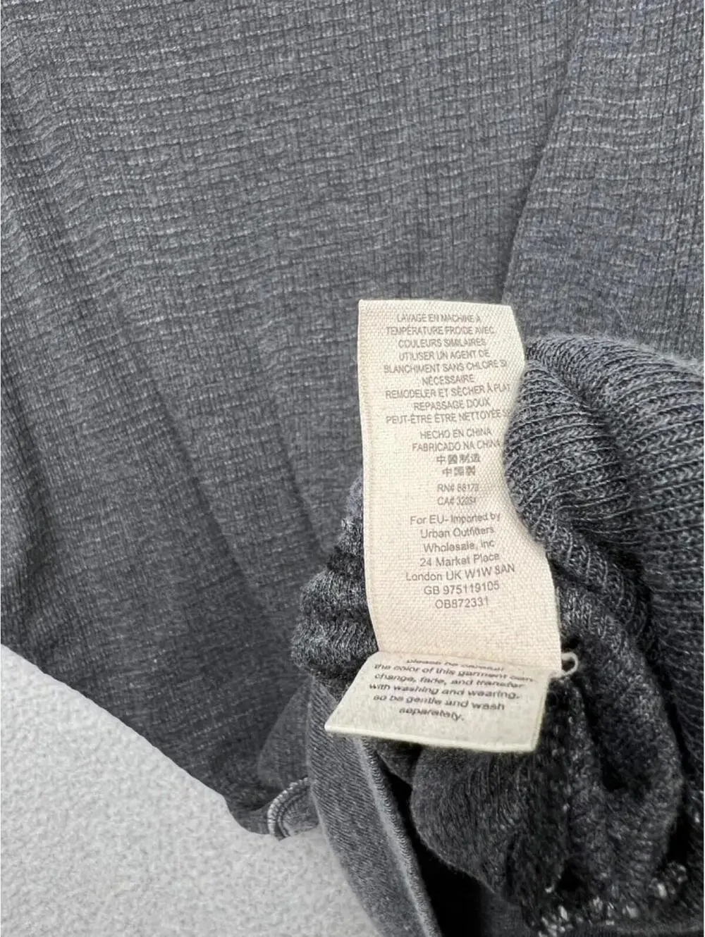 Free People Willow Thermal Sweater Womens Size S Gray Dolman Sleeves Oversized